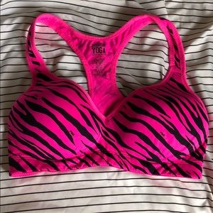 Hot Pink VS Push Up Sports Bra